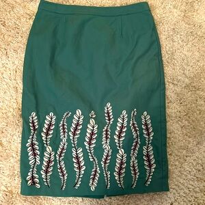 Boden Embroidered Women’s Skirt sz 8